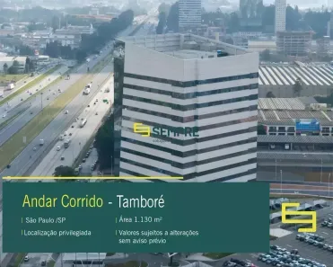 Imóvel Comercial para alugar, 1131m² no Tamboré, Barueri