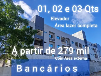 Apartamento com 1 Quarto à venda, 36m² no Bancários, João Pessoa