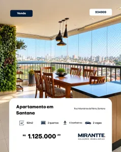 Apartamento com 3 Quartos à venda, 93m² no Santana, São Paulo