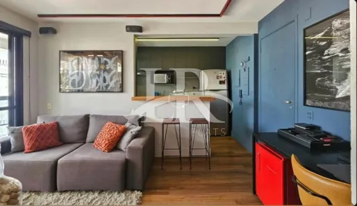 Apartamento com 1 Quarto para alugar, 45m² no Vila Nova Conceição, São Paulo