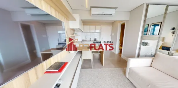 Apartamento com 1 Quarto para alugar, 46m² no Pinheiros, São Paulo