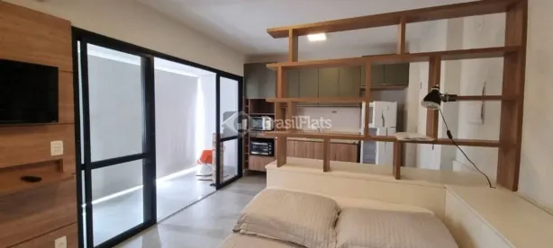Apartamento com 1 Quarto para alugar, 35m² no Campo Belo, São Paulo