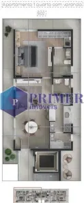 Apartamento com 1 Quarto à venda, 93m² no Gutierrez, Belo Horizonte