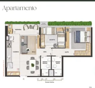 Apartamento com 2 Quartos à venda, 61m² no Barra Olímpica, Rio de Janeiro