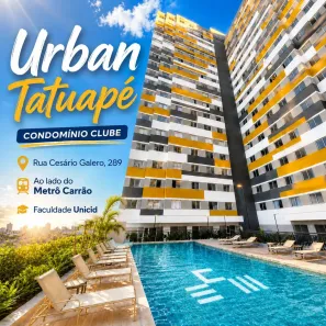 Apartamento com 2 Quartos para alugar, 34m² no Tatuapé, São Paulo