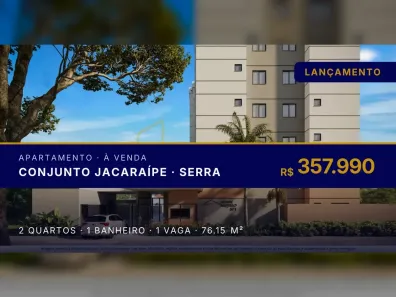 Apartamento com 2 Quartos à venda, 76m² no Conjunto Jacaraípe, Serra