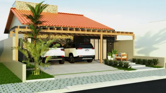Casa de Condomínio com 2 Quartos à venda, 200m² no Zona de Expansão (Olhos D'Agua), Barra dos Coqueiros