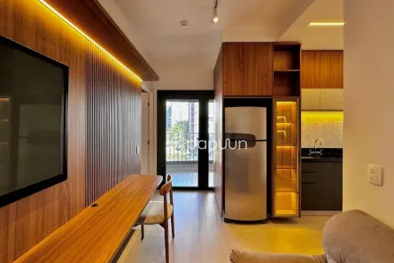 Apartamento com 1 Quarto para alugar, 53m² no Jardim das Acácias, São Paulo