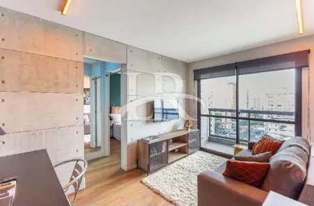 Apartamento com 1 Quarto para alugar, 45m² no Vila Nova Conceição, São Paulo