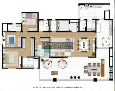 Apartamento com 4 Quartos à venda, 210m² no Vila Prudente, São Paulo