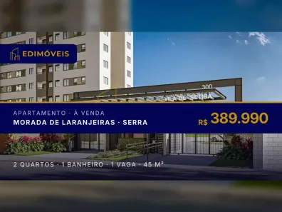 Apartamento com 2 Quartos à venda, 45m² no Morada de Laranjeiras, Serra
