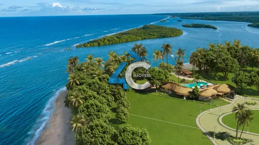 Lote/Terreno à venda, 1000m² no , Santa Cruz Cabrália