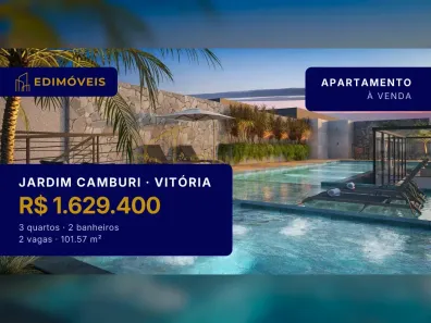 Apartamento com 3 Quartos à venda, 101m² no Jardim Camburi, Vitória