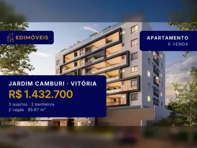 Apartamento com 3 Quartos à venda, 85m² no Jardim Camburi, Vitória