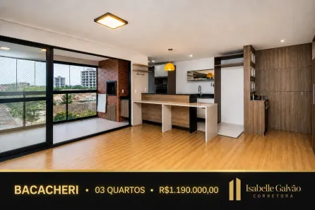 Apartamento com 3 Quartos à venda, 94m² no Bacacheri, Curitiba