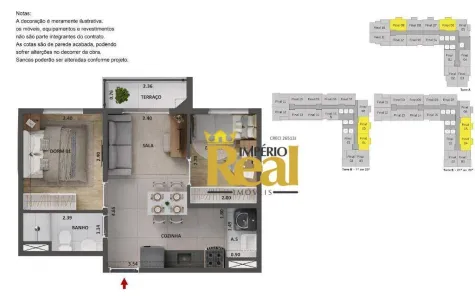 Apartamento com 2 Quartos à venda, 46m² no Lapa de Baixo, São Paulo