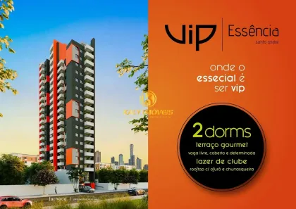 Apartamento com 2 Quartos à venda, 37m² no Vila Palmares, Santo André