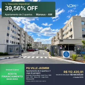Apartamento com 2 Quartos à venda, 41m² no Lago Azul, Manaus