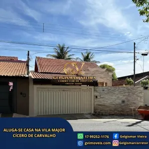 Casa com 3 Quartos para alugar, 290m² no Vila Major Cícero de Carvalho, Bebedouro