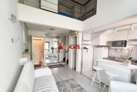 Flat com 1 Quarto à venda, 65m² no Moema, São Paulo