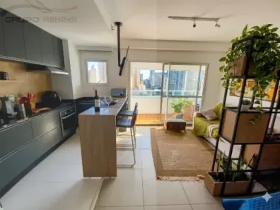 Apartamento com 1 Quarto para alugar, 37m² no Brooklin Paulista, São Paulo