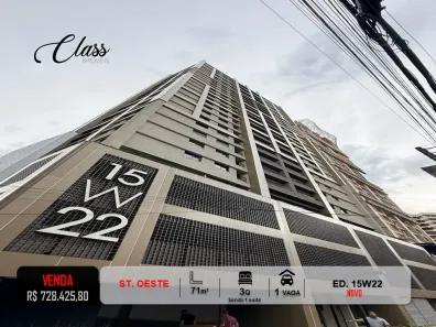 Apartamento com 3 Quartos à venda, 71m² no Setor Oeste, Goiânia