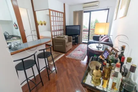 Flat com 1 Quarto para alugar, 35m² no Moema, São Paulo