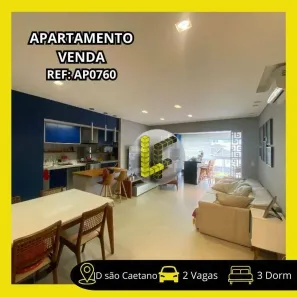 Apartamento com 3 Quartos à venda, 122m² no Jardim São Caetano, São Caetano do Sul