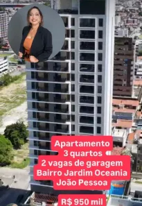 Apartamento com 3 Quartos à venda, 80m² no Jardim Oceania, João Pessoa