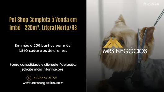 Ponto Comercial à venda, 220m² no Centro, Imbé