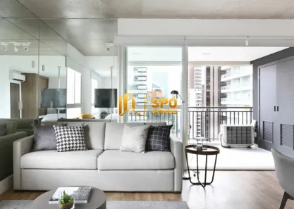 Apartamento com 1 Quarto para venda ou aluguel, 62m² no Cidade Monções, São Paulo