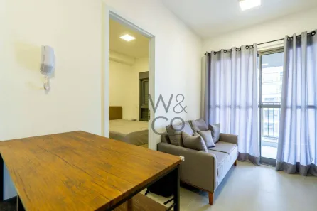 Apartamento com 2 Quartos para alugar, 41m² no Santo Amaro, São Paulo