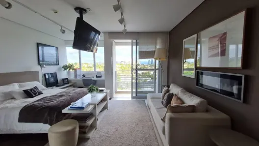 Apartamento com 1 Quarto para alugar, 49m² no Tamboré, Santana de Parnaíba