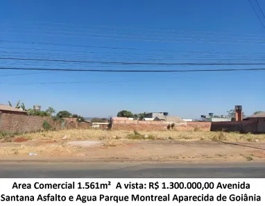 Lote/Terreno à venda, 1561m² no Parque Montreal, Aparecida de Goiânia