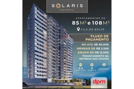 Apartamento com 2 Quartos à venda, 85m² no Vila do Golfe, Ribeirão Preto