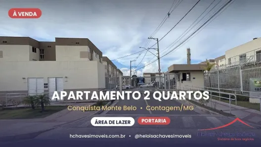 Apartamento com 2 Quartos à venda, 42m² no Arvoredo 2ª Seção, Contagem