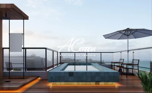 Flat com 1 Quarto à venda, 22m² no Cabo Branco, João Pessoa