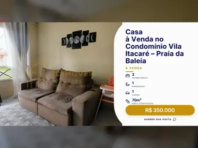 Casa com 2 Quartos à venda, 70m² no Praia da Baleia, Serra