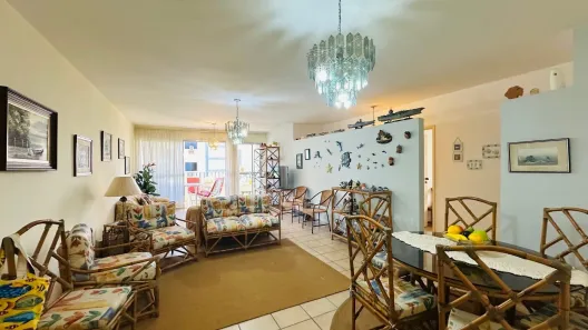Apartamento com 3 Quartos para alugar, 116m² no Enseada, Guarujá