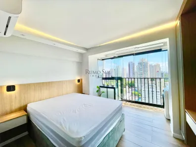 Apartamento com 1 Quarto para alugar, 24m² no Chácara Gaivotas, São Paulo