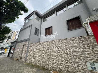 Casa com 5 Quartos para alugar, 279m² no Marapé, Santos