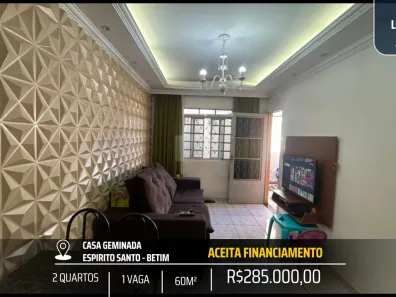 Casa com 2 Quartos à venda, 60m² no Espírito Santo, Betim