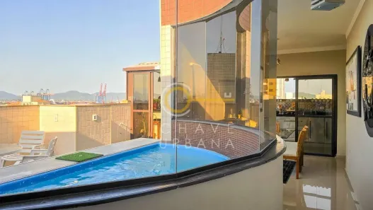 Cobertura com 3 Quartos à venda, 275m² no Embaré, Santos