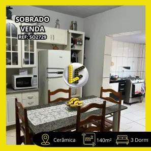 Sobrado com 3 Quartos à venda, 140m² no Santo Antônio, São Caetano do Sul