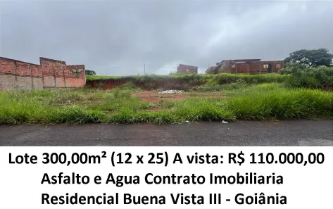 Lote/Terreno à venda, 300m² no Residencial Buena Vista I, Goiânia