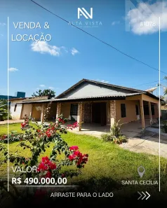 Casa com 1 Quarto para venda ou aluguel, 1200m² no , Cantá