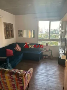 Apartamento com 1 Quarto para alugar, 40m² no Cidade Monções, São Paulo