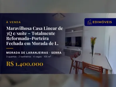 Casa com 3 Quartos à venda, 105m² no Morada de Laranjeiras, Serra