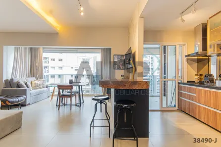Apartamento com 1 Quarto para alugar, 48m² no Vila Gertrudes, São Paulo