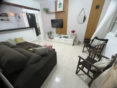 Apartamento com 2 Quartos para alugar, 75m² no Jardim Las Palmas, Guarujá